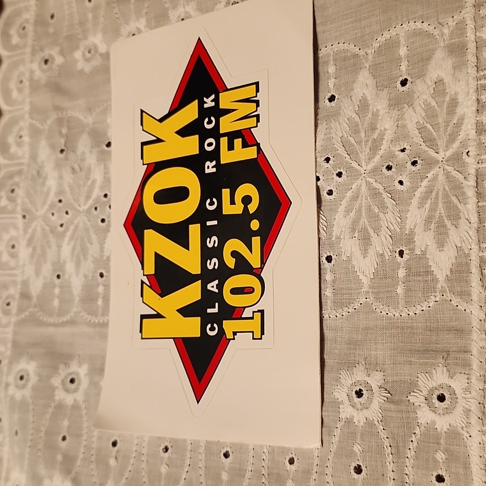 KZOK Classic Rock 102.5 FM Sticker